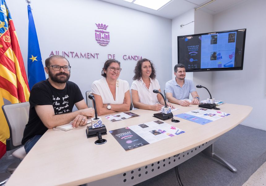 D'esquerra a dreta: Jordi Puig, Josepa Costa, Esther Sapena i David Quixal. Imatge: Àlex Oltra.